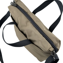 Сумка жіноча з водовідштовхувальної тканини High Level бежева
