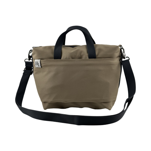 Сумка жіноча з водовідштовхувальної тканини High Level бежева