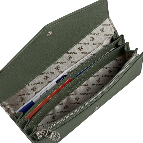 Гаманець жіночий шкіряний Eminsa 2184 9-38 мʼятний