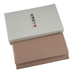 Кошелек женский кожаный Karya 1159-027 светло-розовый