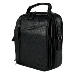 Сумка чоловіча шкіряна Karya 0339-45 чорна