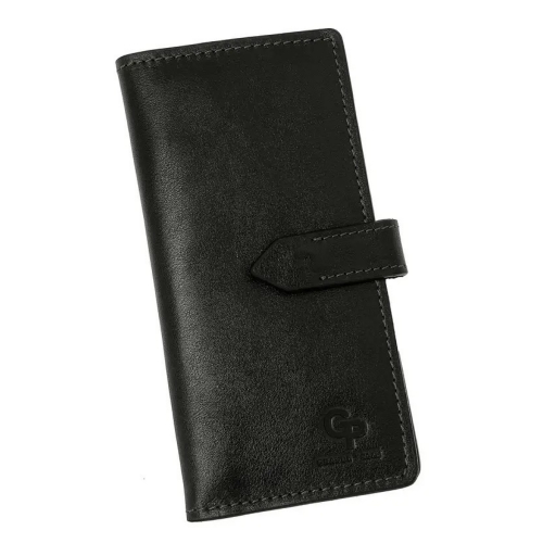 Кошелек кожаный Grande Pelle 524610 черный (кожа глянцевая)