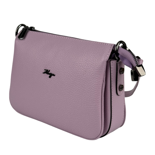 Сумка жіноча шкіряна Karya 5069-082 світло-фіолетова