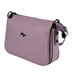 Сумка жіноча шкіряна Karya 5069-082 світло-фіолетова