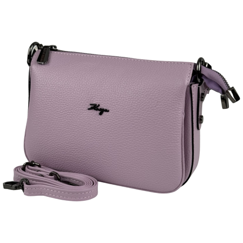 Сумка жіноча шкіряна Karya 5069-082 світло-фіолетова