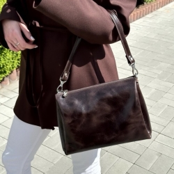 Сумка женская кожаная Vito Torelli 1065 2115 темно-коричневая