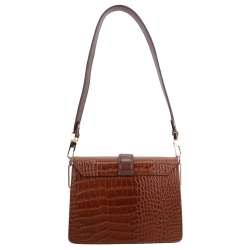 Сумка жіноча шкіряна Karya 2584-61 коричнева