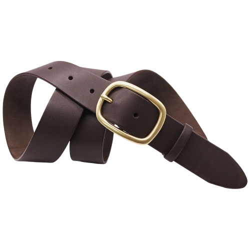 Ремінь жіночий шкіряний Кремінь 05.40.00.07 темно-коричневий 120 см