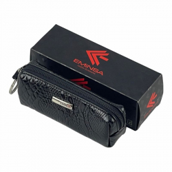 Ключница кожаная Eminsa 1520 67-1 черная