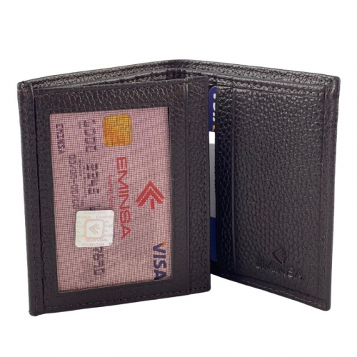 Гаманець чоловічий шкіряний Eminsa 1126 18-3 темно-коричневий