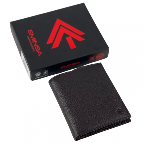 Гаманець чоловічий шкіряний Eminsa 1126 18-3 темно-коричневий