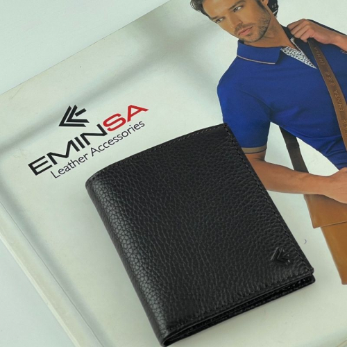 Гаманець чоловічий шкіряний Eminsa 1126 18-3 темно-коричневий