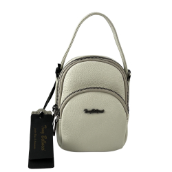 Сумка кросс-боди женская кожаная Tony Bellucci 0592-201 молочная