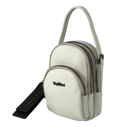 Сумка кросс-боди женская кожаная Tony Bellucci 0592-201 молочная