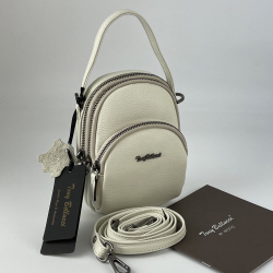 Сумка кросс-боди женская кожаная Tony Bellucci 0592-201 молочная