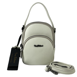 Сумка кросс-боди женская кожаная Tony Bellucci 0592-201 молочная