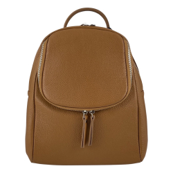 Рюкзак жіночий шкіряний Genuine Leather 759281 гірчичний