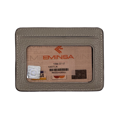 Кошелек картхолдер кожаный Eminsa 1594 37-17 светло коричневый