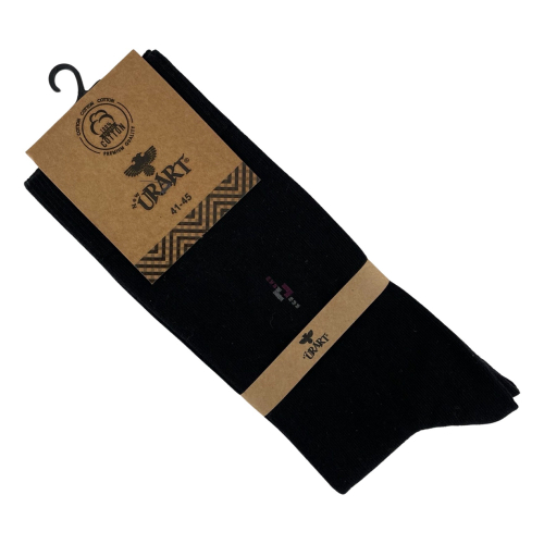 Носки мужские Urart Cotton 7451 высокие чорные Size 41-45