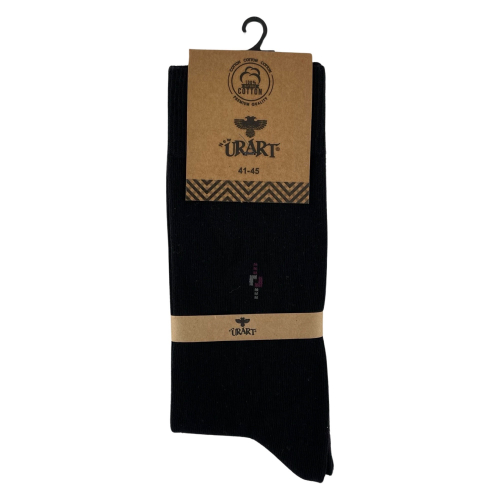 Носки мужские Urart Cotton 7451 высокие чорные Size 41-45