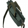 Сумка жіноча із водовідштовхувальної тканини High Level темно-зелена