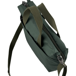 Сумка жіноча із водовідштовхувальної тканини High Level темно-зелена