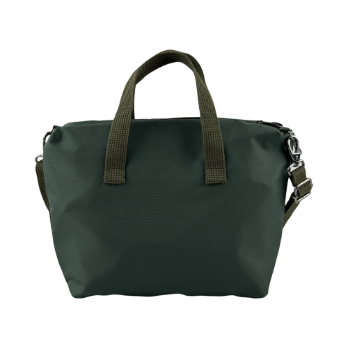 Сумка жіноча із водовідштовхувальної тканини High Level темно-зелена