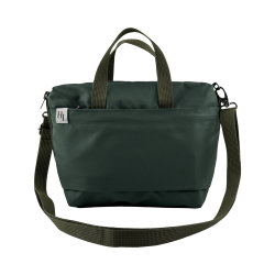 Сумка жіноча із водовідштовхувальної тканини High Level темно-зелена