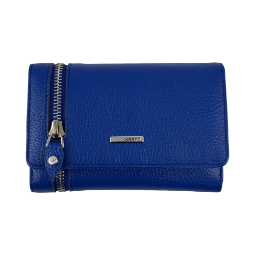 Кошелек женский кожаный Karya 2004-245 электрик