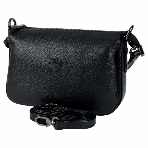 Сумка жіноча шкіряна Karya 5069-45 чорна