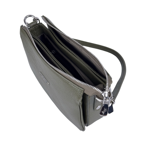 Сумка жіноча шкіряна Karya 5069-084 хакі