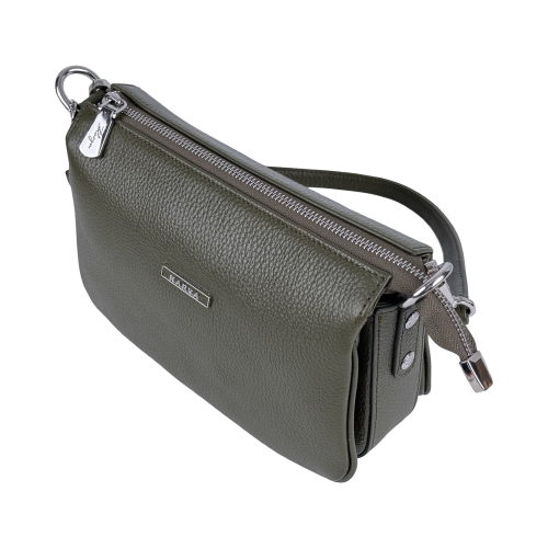 Сумка жіноча шкіряна Karya 5069-084 хакі