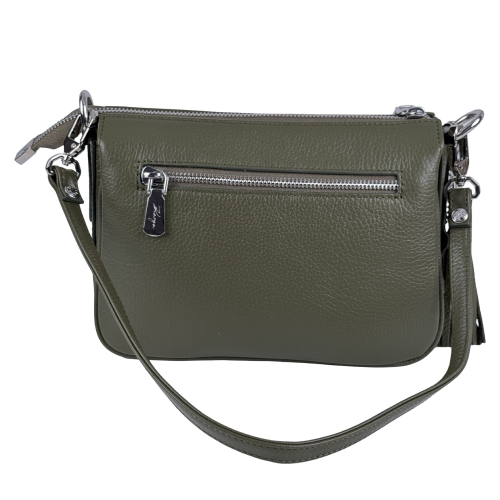 Сумка жіноча шкіряна Karya 5069-084 хакі