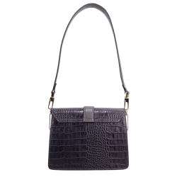 Сумка жіноча шкіряна Karya 2584-528 темно-сіра