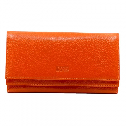 Гаманець жіночий шкіряний Bond Non 613-1268 помаранчевий