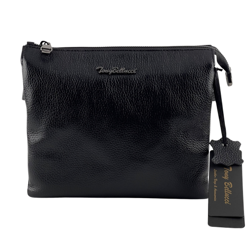 Сумка женская кожаная Tony Bellucci 0077-281 черная