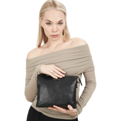 Сумка женская кожаная Tony Bellucci 0077-281 черная