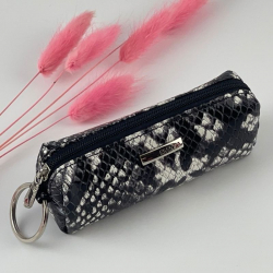 Ключница кожаная Eminsa 1520 82-1 черная