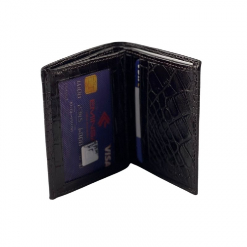 Кошелек мужской кожаный Eminsa 1126 4-1 черный