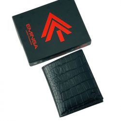 Гаманець чоловічий шкіряний Eminsa 1126 4-1 чорний