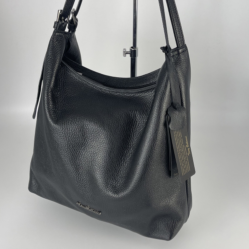 Сумка жіноча шкіряна Tony Bellucci 0404-281 чорна