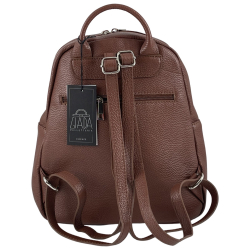 Рюкзак жіночий шкіряний Genuine Leather 759281 коричневий