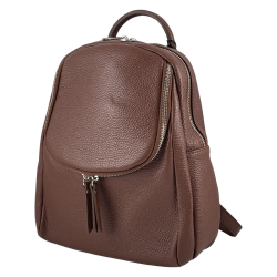Рюкзак жіночий шкіряний Genuine Leather 759281 коричневий
