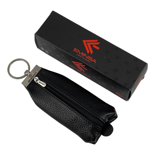 Ключниця шкіряна Eminsa 1588 18-1 чорна