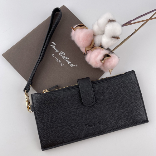 Гаманець-портмоне жіночий шкіряний Tony Bellucci T810-281 чорний