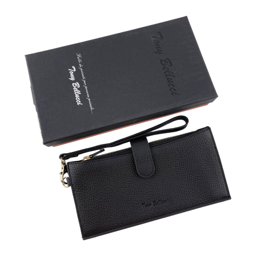 Гаманець-портмоне жіночий шкіряний Tony Bellucci T810-281 чорний