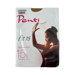 Колготки жіночі Penti Fit 15 DEN бронза Size 2-M