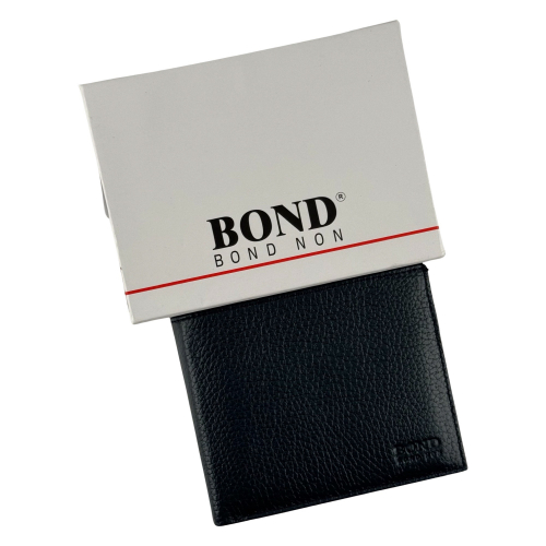 Гаманець чоловічий шкіряний Bond 519-1170 темно-синій