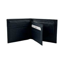 Гаманець чоловічий шкіряний Bond 519-1170 темно-синій