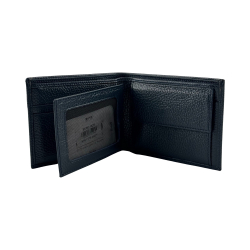 Гаманець чоловічий шкіряний Bond 519-1170 темно-синій
